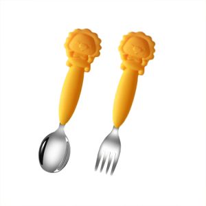 Buy cheap 230C Heat Insulation Silicone Spoon And Fork Eco Friendly For Kids from wholesalers
