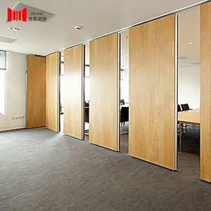 Buy cheap 95mm Thickness Wooden Surface Divider Partition Wall For Conference Room from wholesalers