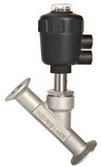 Buy cheap AISI 304 Plastic DN15 Pneumatic Angle Seat Valve from wholesalers