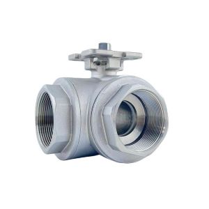 Buy cheap Manual Driving Mode Stainless Steel Tee High Platform Ball Valve with Water Media from wholesalers