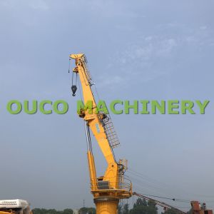 Customized 1.5t 36.6m Marine Telescopic Boom Crane