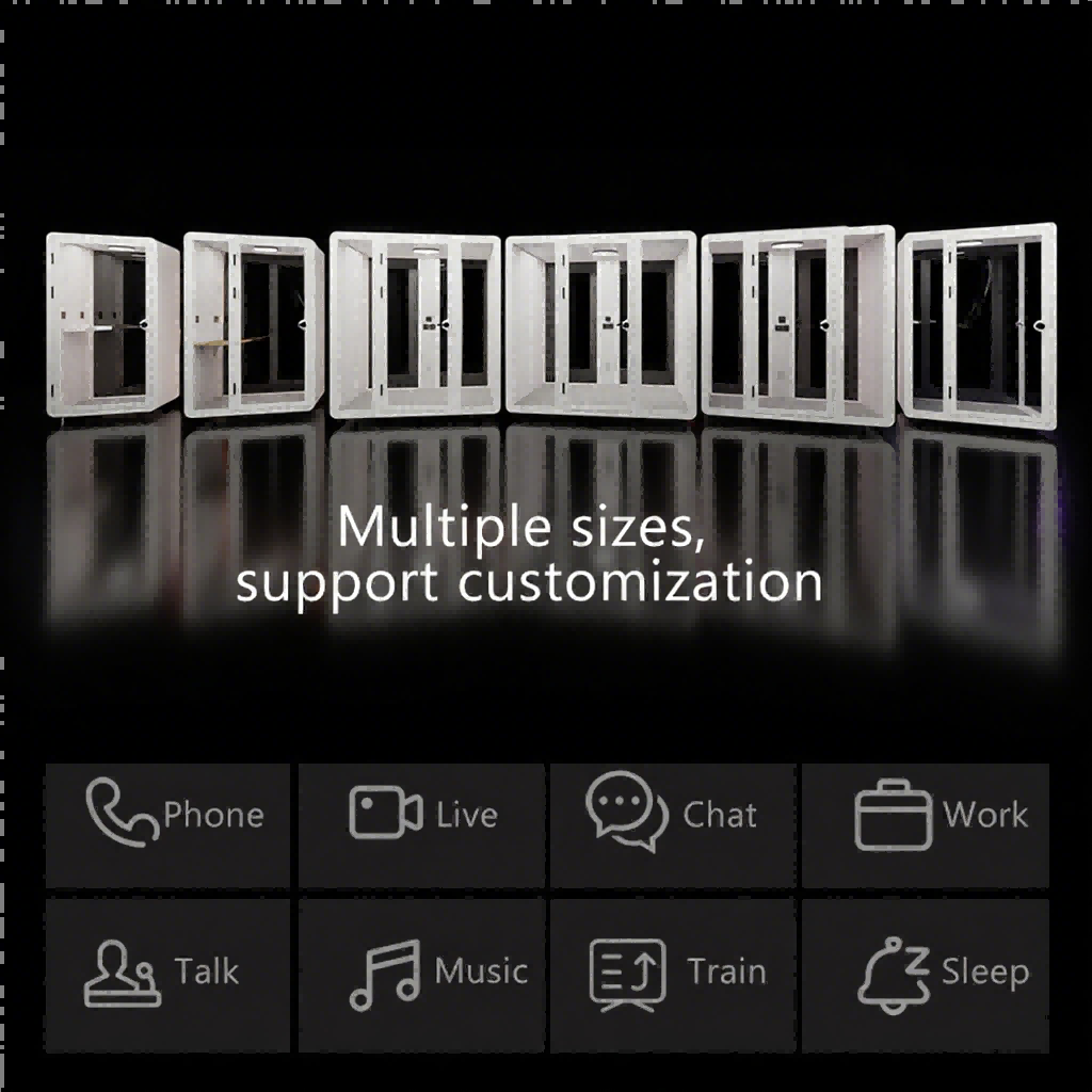 100 Per Month Modern Acoustic Booth for Enhanced Collaboration and Focus