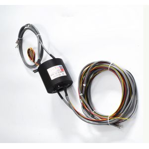Amusement Ethernet Slip Ring 0~100rpm With 100M 1000M Ethernet Transmission