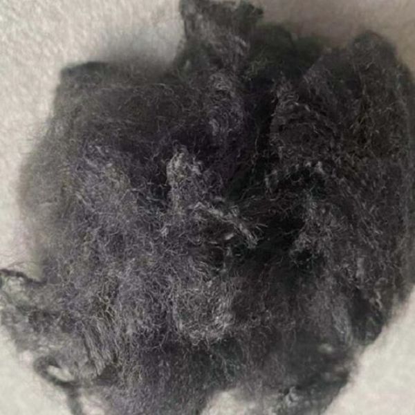 Buy cheap 60D Fineness Manmade Staple Fibers Grey PP Staple Fibre from wholesalers