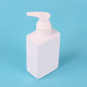 Buy cheap 150ml PET White Square Cosmetic Men's Shampoo Pump Bottles from wholesalers