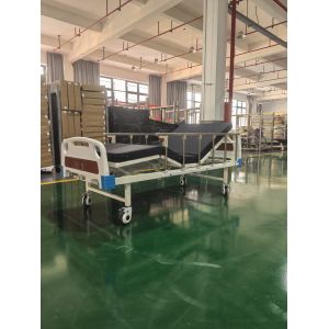 Two Function Manual Hospital Bed with Cold Rolled Steel Frame