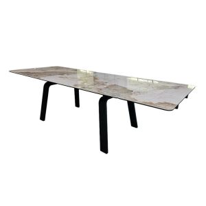 Buy cheap Ceramic Extendable Dining Table Tempered For Home Small Spaces from wholesalers