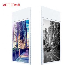Buy cheap Aluminum Hanging Ultra Thin LCD Screen , LCD Digital Signage Display  Double Side from wholesalers