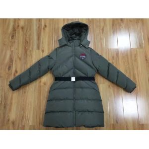 Buy cheap Polyester Womens Long Padded Coat With Hood Belt Zips Long Puffer Fur Hood from wholesalers