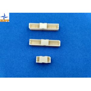 Buy cheap Right Angle Wafer Connector, Pitch 1.0mm Double Row With PA6T Material from wholesalers