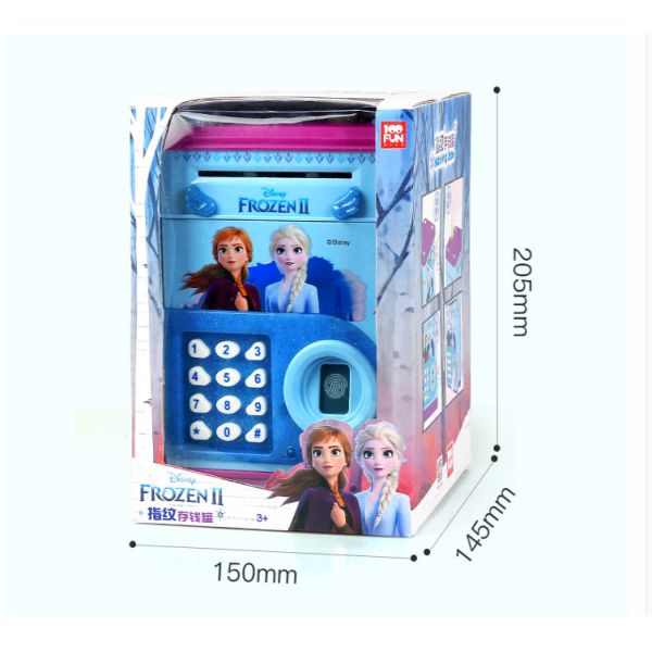 Quality OEM Customized Robotic Coin Bank With  Fingerprint Plastic Money Box for sale