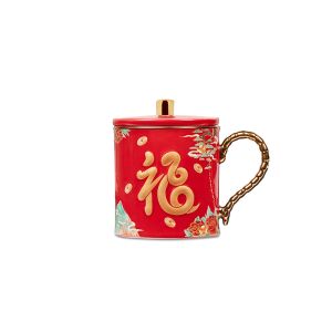 Buy cheap Artistic Decal Painting Ceramic Coffee Mug in Gift Box from wholesalers