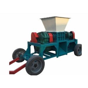 Buy cheap Mobile Scrap Metal Shredder / Waste Tyre Shredder Machine Silent Design from wholesalers