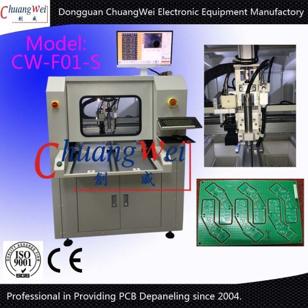 Quality PCB Depaneling Machine PCB Inline CNC Router with 0.01 Positioning Accuracy for sale