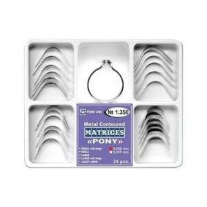 Buy cheap TOR VM Dental 1.340 METAL Contoured MATRICES Kit with Slot Springclip and Shelf Life 2 years from wholesalers