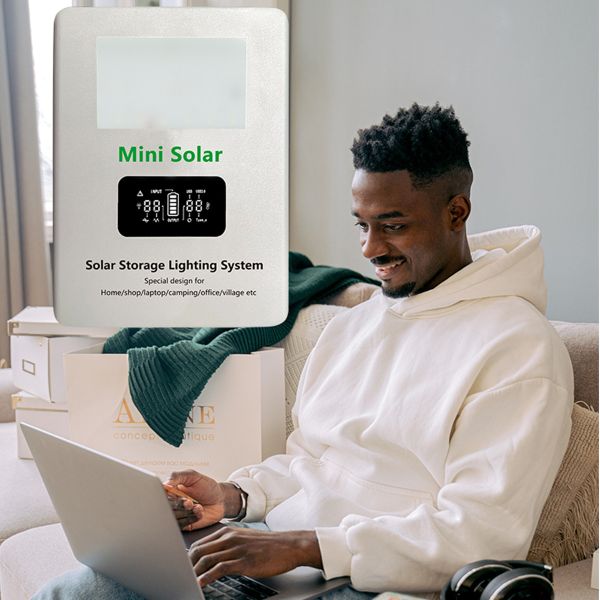 Quality 50Hz AC Power Bank LED Lights With 3.2A With Solar Inverter For Home Power SRE-938 for sale