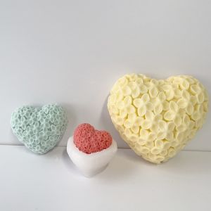 Buy cheap Platinum Silicone 3D Rose Heart Mold for Chocolate Fondant Soap from wholesalers