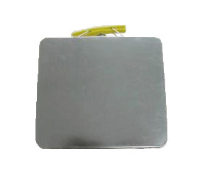 Buy cheap Glossy Varnish Square 4c Printing Handle Tin Can 180x160x62Hmm from wholesalers