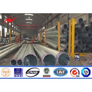 Buy cheap 10.5m 138kv Electrical Steel Round Power Pole Transmission Line from wholesalers