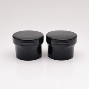 ODM Black 24MM Butterfly Shape Round Plastic Flip Top Cap