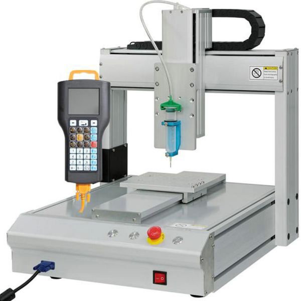 Three-Axis Glue Dispenser Semi Automatic L610 X W500 X H600mm for Accurate Dispensing