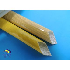 Buy cheap 4.0KV High Voltage Resistant PU Fiberglass sleeving for F class motors from wholesalers