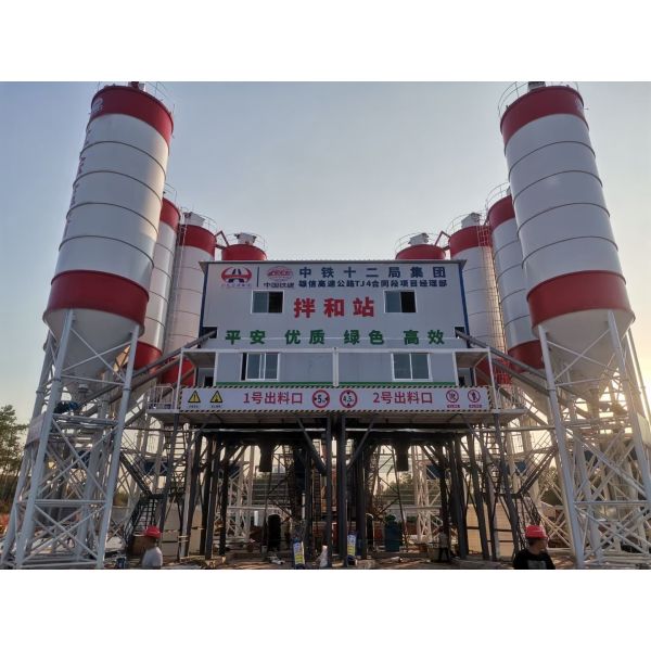 Quality Hzs60 60 Cbm/H Ready Mixed Concrete Batching Mixing Plant
 for sale