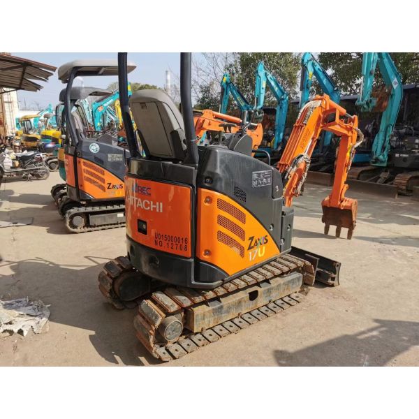 Used Mini Backhoe Machine Crawler Digger Komatsu/Doosan/Hitachi 1 Ton Excavator ZX17 at Hot