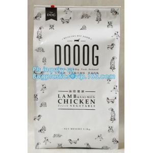 Buy cheap 1.5kg 2.5kg 5kg flat bottom aluminum foil slider zipper pet dog food bag, Gravure Printing Top Slider k Plastic Pe from wholesalers