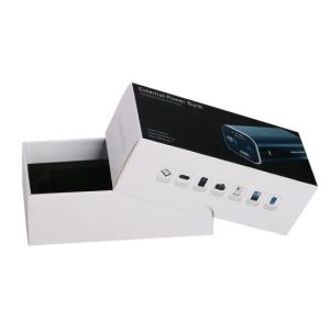 Buy cheap Luxury Printing Paper 500GSM Power Bank Packaging Box With Lid from wholesalers