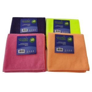 Lint Free Microfiber Cleaning Cloths Reusable Terry Towel Polyester