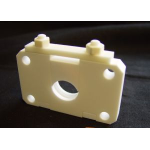 Thermal Insulating Machinable Ceramic Block , Custom CNC Machined Ceramic