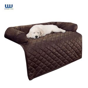 Buy cheap Dogs Cats Pet Sleeping Mat Filled 3 Sided Bolster Soft Plush Fabric from wholesalers