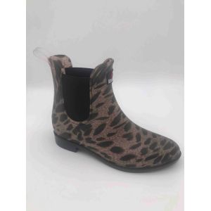 Buy cheap PVC Waterproof Printed Ankle Rain Boots For Women Anti Slip Customized Color from wholesalers