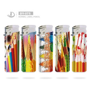 Red Objects Disposable Cigarette Lighters with Customization Choices