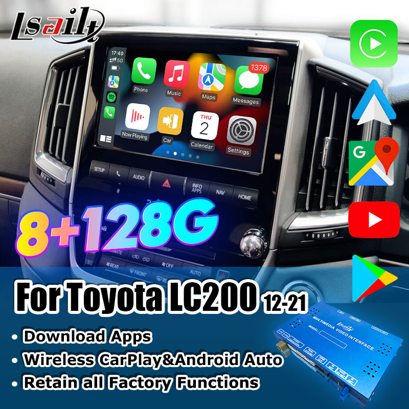 Buy cheap 8+128GB Qualcomm Android Multimedia Video Interface for Land Cruiser 2013-2021 product