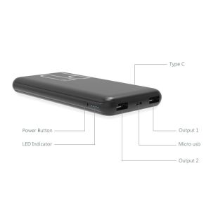 Buy cheap High Capacity Power Bank Portable Charger, 18W QC3.0 uSB C Powerbank Charger from wholesalers