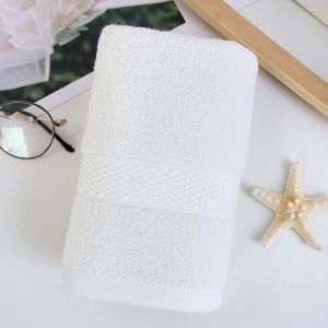 100% Cotton Custom Plain Household Towel 32 Strands Quick Drying Absorbent