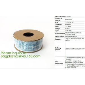 Buy cheap clear LLDPE easy tearing line pre-opened in roll bag,Factory custom LLDPE plastic autobag Preopened polybag on a Roll from wholesalers