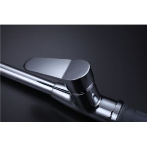 360 Rotatable Stainless Steel Faucet , Deck Mounted Single Hole Industrial