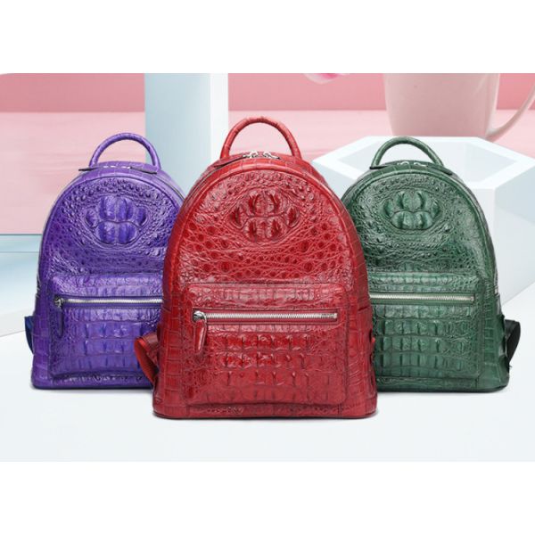 Buy cheap Custom logo crocodile skin bag backpack for ladies from wholesalers