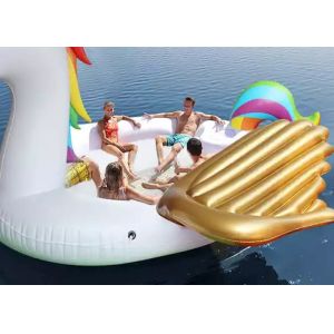 Buy cheap Inflatable Island Float Adult Water Toy 6 Person Inflatable Unicorn Pool Float from wholesalers
