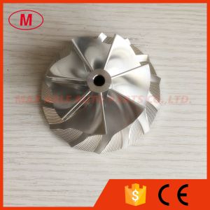 Buy cheap TD05H reverse 60.27/82.32mm 7+7 blades  slim blade turbo milling/aluminum 2618/billet compressor wheel from wholesalers
