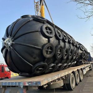 High Pressure Yokohama Floating Fender 80kpa With Bare Packing