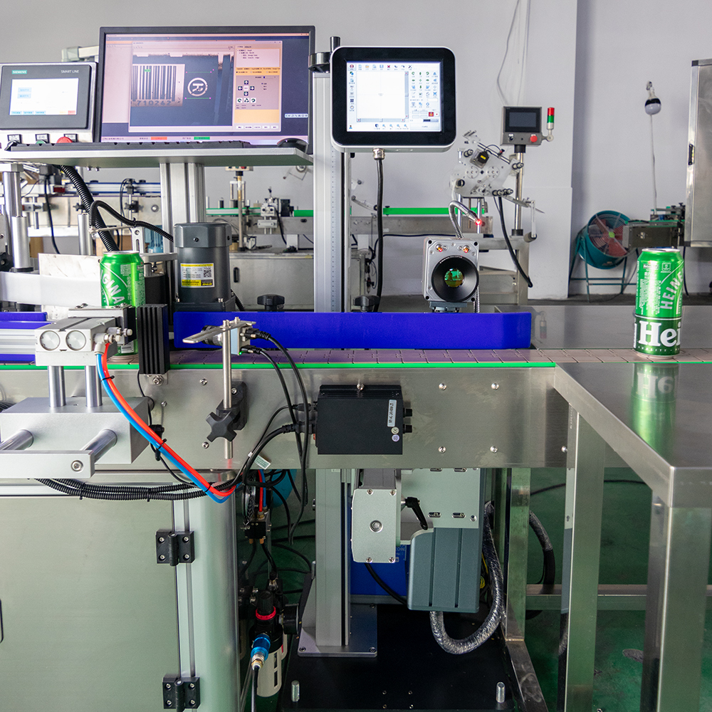 Buy cheap Automatic Round Bottle Labeling Machine with Visual Camera Positioning from wholesalers
