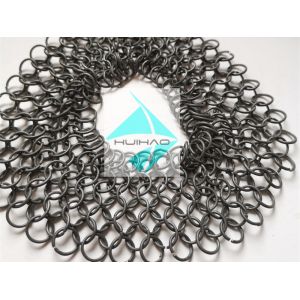 DIY Handmade Aluminum alloy Light Partitioning Metal Ring Mesh With Electroplati