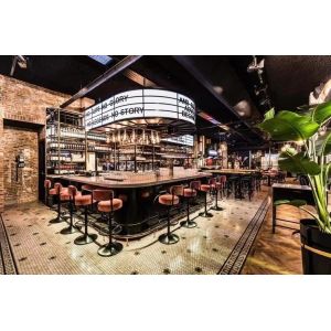 Buy cheap Versatile Scene Bar Stool Chairs Multi Color Tufted Backrest High Foot Bar Stool Velvet from wholesalers