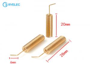 Buy cheap 3 Dbi Spring 433 MHZ Antenna Helical Copper Innerspring Coil Omni Antenna Soldering Pin product