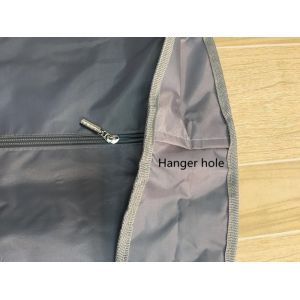 Buy cheap Luxury Fold Up Garment Bag 200D Polyester Embroider Webbing Handled from wholesalers