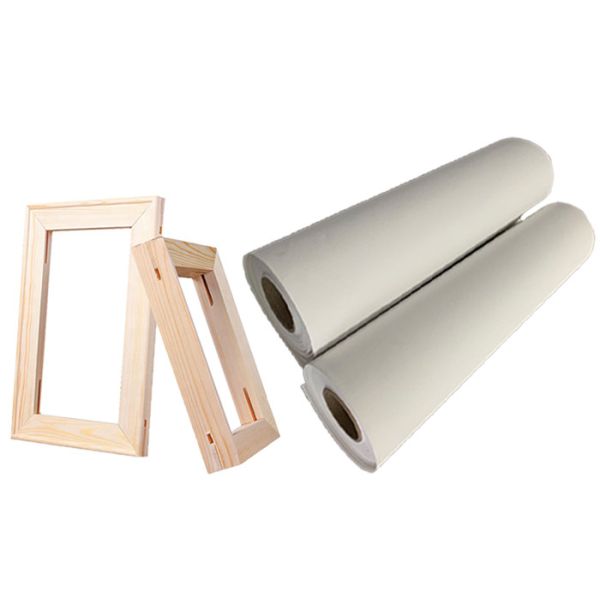 Buy cheap Aqueous Inkjet Polyester Canvas Rolls Matte For Epson Canon Large Format Printer from wholesalers